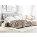 Beliani Cama con cajones Poliéster LA ROCHELLE 193x213 Castanho