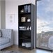 4R Home Estantes rectas em melamina 4R Home com 5 prateleiras 62 Branco