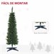Árvore de Natal Metal, PVC, Plástico HOMCOM, casa - natal Verde