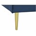 Beliani Cama com estrado Veludo MARVILLE 182x225 Areia