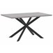 Beliani Mesa de jantar SPECTRA 80x140 Castanho Claro