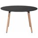 Beliani Mesa de jantar BOVIO 120x120 Preto