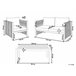 Beliani Conjunto lounge ANTRIA Bege