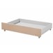 Beliani Cama com armazenamento Poliéster MONTPELLIER 187x213 Bege