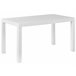 Beliani Mesa de jardim FOSSANO 80x140 Branco