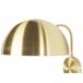 Beliani Candeeiro de parede WAMPU Dourado