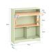 Mesa dobrável para computador com 3 prateleiras FWT104-GR SoBuy PT Verde