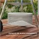 Barbecue a Carvão Metal e Porcelana Outsunny Multicor