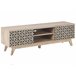 Beliani Mesa de TV PRESCOT 140 Madeira