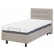 Beliani Cama com estrado Poliéster DUKE 92x216 Bege