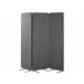Beliani Biombo dobrável STANDI 184x30 Cinza