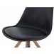Beliani Silla de comedor DAKOTA Preto