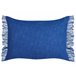 Beliani Almofada decorativa MABA Azul Marino