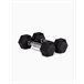 Halteres Hexagonais 3Kg (Par) - BOOMFIT Preto