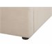 Beliani Cama com armazenamento Veludo LUBBON Bege