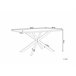 Beliani Mesa de jantar SPECTRA 80x140 Castanho Claro
