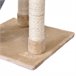 Arranhador para Gatos Aglomerado e Sisal PawHut Marfim