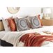 Beliani Almofada decorativa GERANIUM Bege