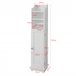 Suporte para papel higiénico FRG177-W SoBuy Branco