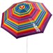 Guarda-sol de praia teto ventilado + proteção UV50 Aktive Beach Multicor