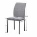 Conjunto de 4 cadeiras MARY cor cinza Cinza