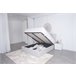 Cama abatível LUXURY II cinza claro 140x190cm Cinza Claro