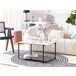 Beliani Mesa de centro GLOSTER 77x47 Preto