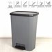 Curver Caixote do lixo Compatta 50L Cinza