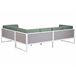 Beliani Conjunto lounge CASTELLA GR1531651