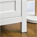 Aparador MDF, Painel de Partículas e Vidro HOMCOM 120 Branco