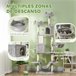 Arranhador para Gatos Aglomerado e Sisal PawHut Cinza