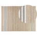 Beliani De tejido plano MIRZA 160x230 Cinza