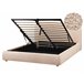 Beliani Cama baú Bouclé BLAGNAC 180x228 Bege