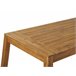 Beliani Conjunto de comedor LIVORNO Castanho