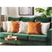 Beliani Almofada decorativa AEONIUM 45x45 Laranja