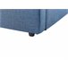 Beliani Cama com estrado Poliéster DREUX 151x214 Azul