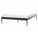 Beliani Cama com estrado Aço VAURS 147x206 Branco