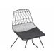 Beliani Silla de comedor HARLAN Preto