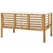 Beliani Conjunto lounge Madeira de acácia PACIFIC Branco/ Bege