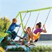 Balanço de jardim infantil com gangorra INTEX Verde
