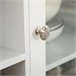 Aparador de Cozinha MDF, Madeira de Melamina e Vidro HOMCOM 120 Branco
