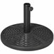 Base de Chapéu de Sol HDPE, metal, cimento Outsunny Preto