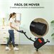 Bicicleta Estática Aço e ABS SPORTNOW Preto