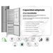INFINITON Frigorifico Combinado FGC-345C20XEM, 330 l Inoxidavel