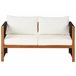 Beliani Conjunto lounge ANTRIA Bege