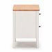  Mesa de cabeceira Luca 2 gavetas 46 Branco
