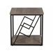 Beliani Mesa de apoio FORRES 56x56 Castanho