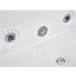 Beliani Banheira de interior VARADERO 90x183 Branco
