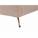 Beliani Cama com estrado Veludo MIRIBEL 167x218 Bege