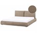 Beliani Cama Bouclé VINAY 196x233 Cinza